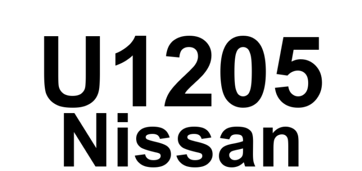 DTC U1205 Nissan - Definição em inglês: GPS ROM Definição em Português: ROM do GPS - Falha detectada