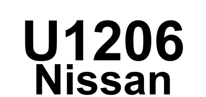 DTC U1206 Nissan - Definição em inglês: GPS RAM Definição em Português: Memória RAM do GPS - Problema detectado