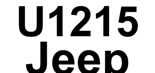DTC U1215 Jeep - Definição em inglês: Lost Communication With Forward Facing Camera Definição em Português: Comunicação Perdida Com a Câmera Frontal