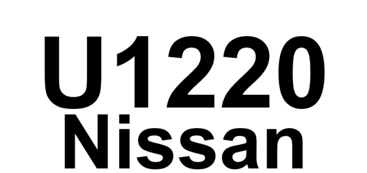 DTC U1220 Nissan - Definição em inglês: AV Control Unit - XM Definição em Português: Unidade de Controle AV - XM