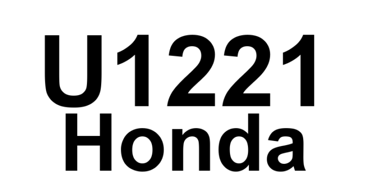 DTC U1221 Honda - Definição em inglês: Invalid Data Received From DC-DC Converter Control Module Definição em Português: Módulo de Controle do Conversor DC-DC - Dados Inválidos Recebidos