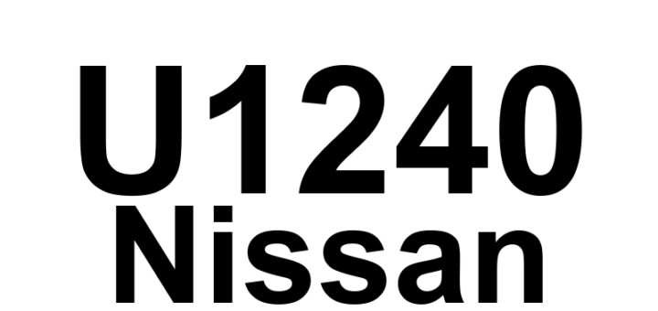 DTC U1240 Nissan - Definição em inglês: AV Switch Connection Definição em Português: Conexão do Interruptor AV - Conexão com Problema