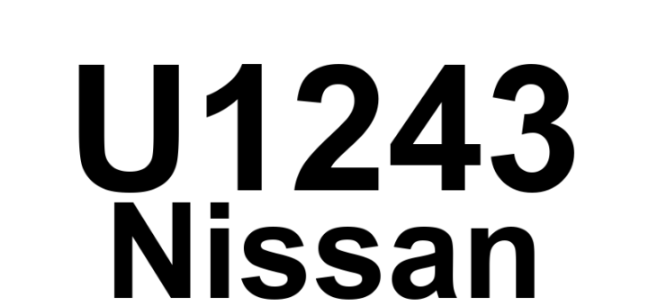 DTC U1243 Nissan - Definição em inglês: Display Unit Definição em Português: Unidade de exibição - Falha detectada