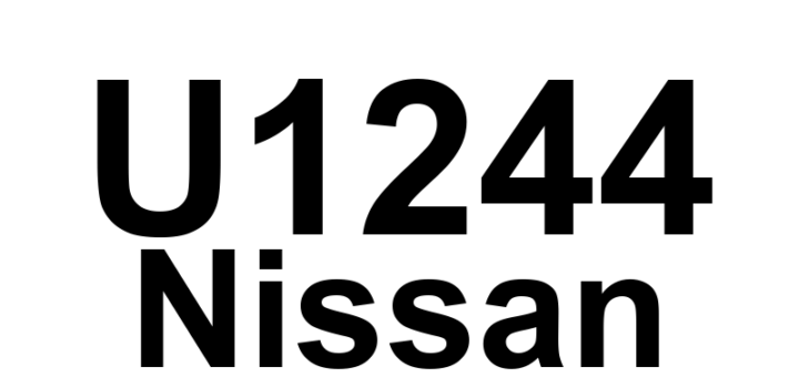 DTC U1244 Nissan - Definição em inglês: GPS Antenna Definição em Português: Antena do GPS - Problema detectado