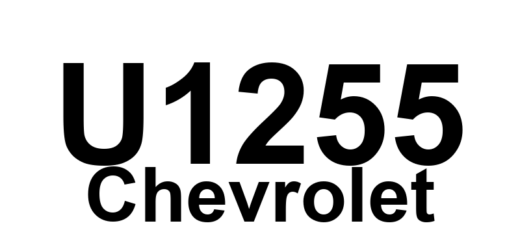 DTC U1255 Chevrolet - Definição em inglês: Class 2 Communications Malfunction Definição em Português: Comunicações Classe 2 - Mau Funcionamento