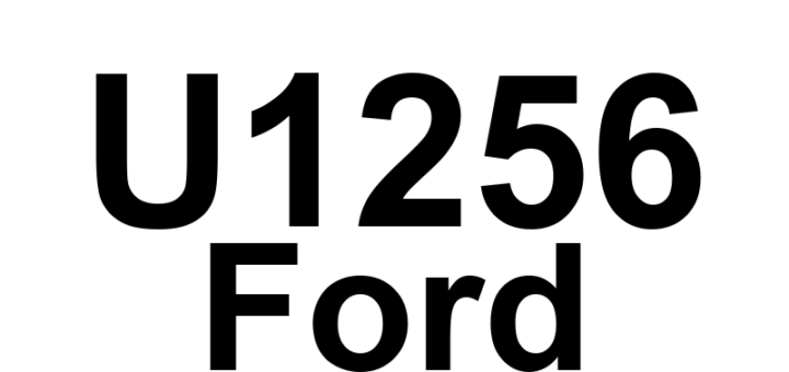 DTC U1256 Ford - Definição em inglês: Data Circuit Message Definição em Português: Circuito de Dados - Mensagem
