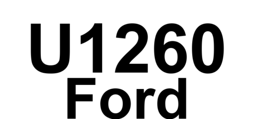 DTC U1260 Ford - Definição em inglês: Data Circuit Message Definição em Português: Circuito de Dados - Mensagem