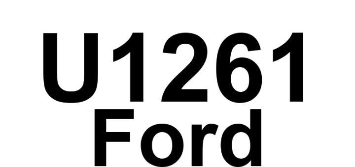 DTC U1261 Ford - Definição em inglês: Data Circuit Message Definição em Português: Circuito de Dados - Mensagem