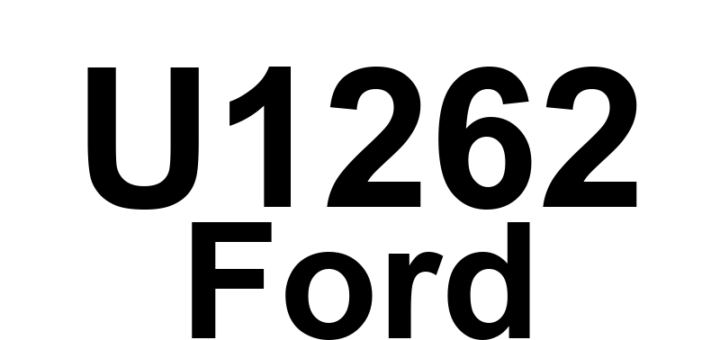 DTC U1262 Ford - Definição em inglês: Data Circuit Message Definição em Português: Circuito de Dados - Mensagem