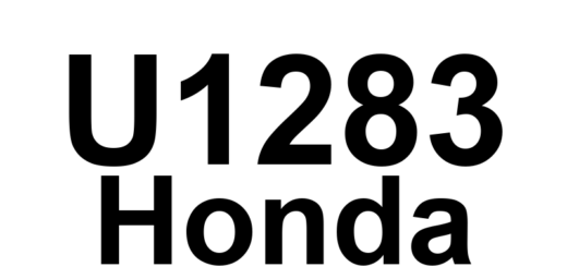 DTC U1283 Honda - Definição em inglês: Power Tailgate Control Unit Lost Communication with Rear MICU (RALOCK SW Frame) Definição em Português: Unidade de Controle do Porta-Malas Automático - Comunicação Perdida com a MICU Traseira (Estrutura de Software RALOCK)