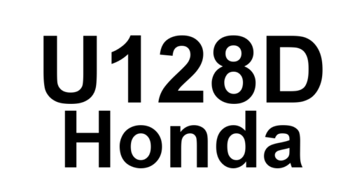 DTC U128D Honda - Definição em inglês: Power Seat Control Unit Lost Communication With Gauge Control Module (VSP/NE Frame) Definição em Português: Unidade de Controle do Assento Elétrico - Perdeu Comunicação com o Módulo de Controle do Painel de Instrumentos (Quadro VSP/NE)