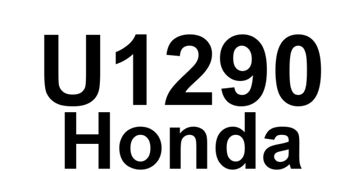 DTC U1290 Honda - Definição em inglês: Lost Communication with Seat Heater Control Unit Definição em Português: Unidade de Controle do Aquecedor do Banco - Comunicação Perdida