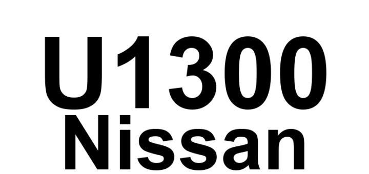 DTC U1300 Nissan - Definição em inglês: AV Communication Circuit Definição em Português: Circuito de Comunicação AV - Problema Detectado