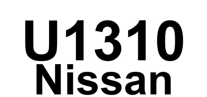 DTC U1310 Nissan - Definição em inglês: AV Control Unit Definição em Português: Unidade de Controle AV