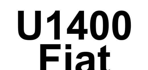 DTC U1400 Fiat - Definição em inglês: Implausible TPS Signal Received Definição em Português: Sinal do Sensor de Posição do Acelerador (TPS) - Sinal Implausível Recebido