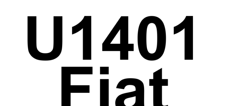 DTC U1401 Fiat - Definição em inglês: Implausible Engine Speed Signal Received Definição em Português: Sinal da Velocidade do Motor - Recebido Implausível