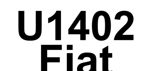 DTC U1402 Fiat - Definição em inglês: Implausible Engine Temperature Signal Received Definição em Português: Sinal de Temperatura do Motor - Valor Implausível Recebido.