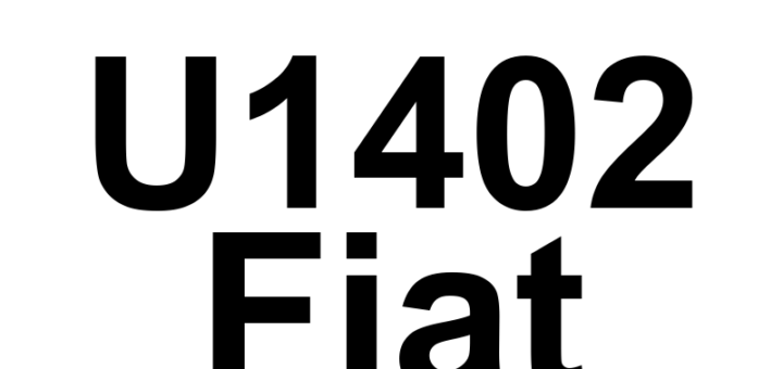 DTC U1402 Fiat - Definição em inglês: Implausible Engine Temperature Signal Received Definição em Português: Sinal de Temperatura do Motor - Valor Implausível Recebido.