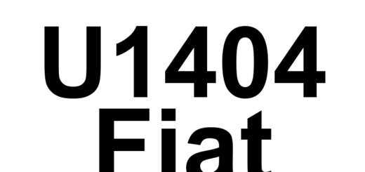 DTC U1404 Fiat - Definição em inglês: Implausible Static Engine Torque Signal Received Definição em Português: Sinal de Torque do Motor Estático - Recebido como Implausível