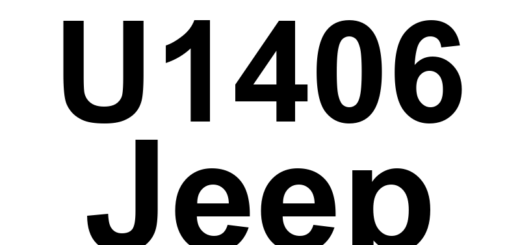 DTC U1406 Jeep - Definição em inglês: Implausible Maximum Engine Torque Signal Received Definição em Português: Sinal Máximo de Torque do Motor - Recebido como Implausível