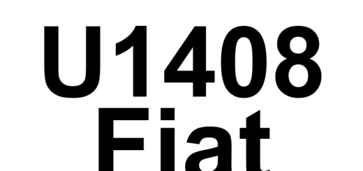 DTC U1408 Fiat - Definição em inglês: Implausible Brake Signal Received Definição em Português: Sinal de Freio - Sinal implausível recebido