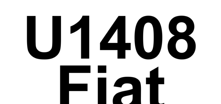 DTC U1408 Fiat - Definição em inglês: Implausible Brake Signal Received Definição em Português: Sinal de Freio - Sinal implausível recebido