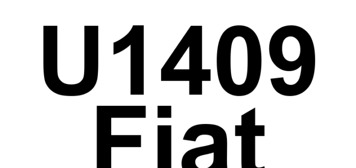 DTC U1409 Fiat - Definição em inglês: Implausible Left Front Wheel Speed Signal Received Definição em Português: Sinal de Velocidade da Roda Dianteira Esquerda - Inconsistente