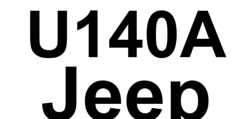 DTC U140A Jeep - Definição em inglês: Implausible Right Front Wheel Speed Signal Received Definição em Português: Sinal de Velocidade da Roda Dianteira Direita - Sinal Inconsistente Recebido