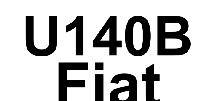 DTC U140B Fiat - Definição em inglês: Implausible Left Rear Wheel Speed Signal Received Definição em Português: Sinal de Velocidade da Roda Traseira Esquerda - Sinal Implausível Recebido
