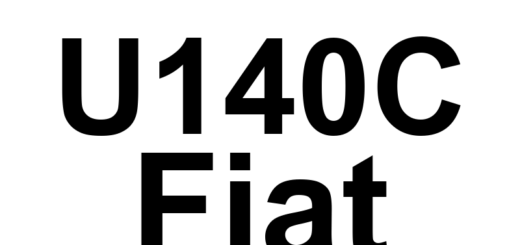 DTC U140C Fiat - Definição em inglês: Implausible Right Rear Wheel Speed Signal Received Definição em Português: Sinal de velocidade da roda traseira direita - Sinal implausível recebido.