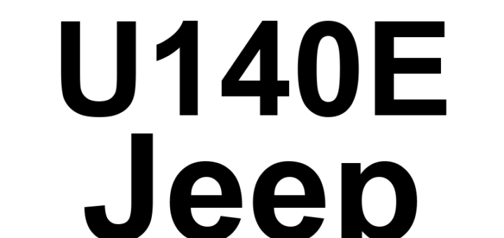 DTC U140E Jeep - Definição em inglês: Implausible Vehicle Configuration Data Received Definição em Português: Dados de Configuração do Veículo Não Plausíveis Recebidos