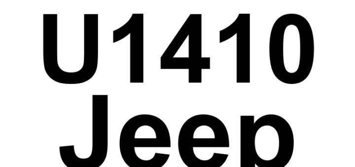DTC U1410 Jeep - Definição em inglês: Implausible/Missing FCM Variant Data Definição em Português: Dados de Variante do Módulo de Controle de Funções (FCM) - Inconsistente/Ausente