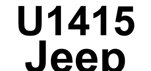DTC U1415 Jeep - Definição em inglês: Implausible/Missing Vehicle Configuration Data Definição em Português: Dados de Configuração do Veículo - Inviáveis/Ausentes