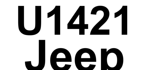 DTC U1421 Jeep - Definição em inglês: Implausible Ignition Key OFF Time Received Definição em Português: Tempo de Desligamento da Chave de Ignição - Valor Implausível Recebido