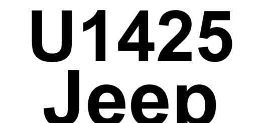 DTC U1425 Jeep - Definição em inglês: Implausible Pedal Position Signal Received Definição em Português: Sinal de Posição do Pedal - Recebido Valor Implausível