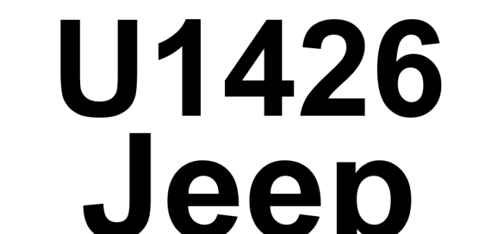DTC U1426 Jeep - Definição em inglês: Implausible TCC Slip Request Signal Received Definição em Português: Sinal de Solicitação de Deslizamento do TCC - Recebido Implausível