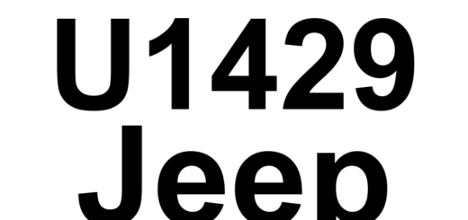 DTC U1429 Jeep - Definição em inglês: Received Engine Torque Signal Stuck Definição em Português: Sinal de Torque do Motor Recebido - Travado