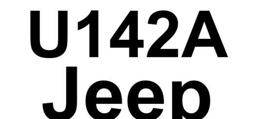 DTC U142A Jeep - Definição em inglês: PRNDL Signal -From Gear Shift Module - Signal Invalid Definição em Português: Sinal PRNDL - Do Módulo de Troca de Marchas - Sinal Inválido