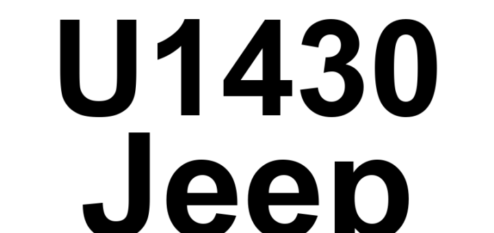 DTC U1430 Jeep - Definição em inglês: Implausible Data Received From Comfort Seat And Wheel Module Definição em Português: Dados Improváveis Recebidos do Módulo de Conforto do Assento e Volante.