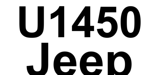 DTC U1450 Jeep - Definição em inglês: Implausible DTCM Torque Message Received Definição em Português: Mensagem de Torque do DTCM - Recebido Valor Implausível