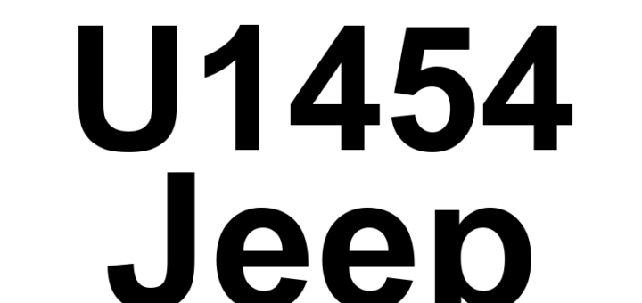 DTC U1454 Jeep - Definição em inglês: Implausible Data Received From The Gated Park Switch Definição em Português: Dados Improváveis Recebidos do Interruptor de Estacionamento com Portão