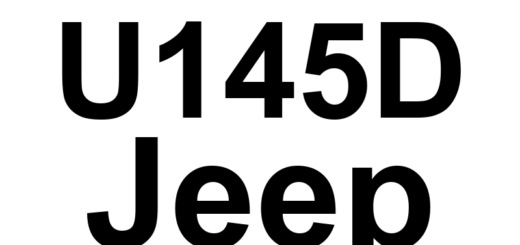 DTC U145D Jeep - Definição em inglês: Implausible DATA Received From TCM On D-PT Definição em Português: Dados Implausíveis Recebidos do TCM no D-PT