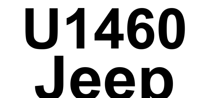 DTC U1460 Jeep - Definição em inglês: Engine Idle Reference Speed -From Engine Control Module - Signal Not Available Definição em Português: Velocidade de Marcha Lenta do Motor - Sinal não Disponível do Módulo de Controle do Motor