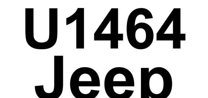 DTC U1464 Jeep - Definição em inglês: Implausible Data Received From EPS Steering Torque Definição em Português: Dados Implausíveis Recebidos do Torque de Direção EPS