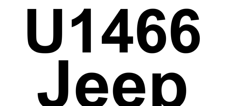 DTC U1466 Jeep - Definição em inglês: Implausible Driver Shift Request Signal Received On DPT CAN Definição em Português: Sinal de solicitação de mudança de marcha do motorista implausível recebido no CAN do DPT.