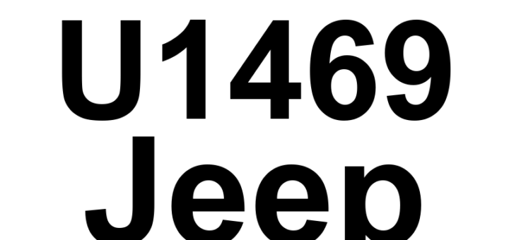 DTC U1469 Jeep - Definição em inglês: Implausible Gear Shift Position Signal Sent DPT CAN-CAN Definição em Português: Sinal de Posição de Troca de Marcha - Sinal Implausível Enviado (DPT CAN-CAN)