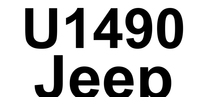 DTC U1490 Jeep - Definição em inglês: Speed Limiter By Driver Reversible Shut Off Due To Plausibility Check Definição em Português: Limitador de Velocidade - Desativação Reversível pelo Motorista Devido a Verificação de Plausibilidade