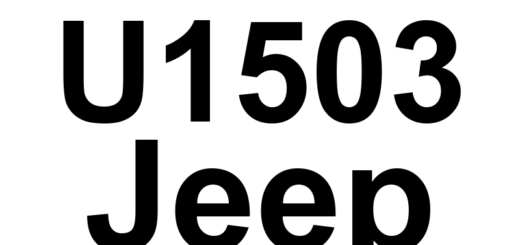 DTC U1503 Jeep - Definição em inglês: Implausible Message Data Length Received From FCM Definição em Português: Comprimento de Dados de Mensagem Implausível Recebido do FCM - Problema Detectado