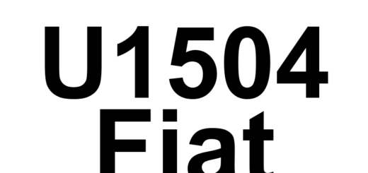 DTC U1504 Fiat - Definição em inglês: Implausible Message Data Length Received From Steering Angle Sensor Definição em Português: Sensor de Ângulo da Direção - Comprimento de Dados da Mensagem Recebida Não Plausível