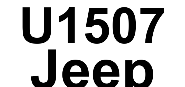 DTC U1507 Jeep - Definição em inglês: Implausible Engine Temperature Message Data Length Received Definição em Português: Mensagem de Temperatura do Motor - Comprimento de Dados Inviável Recebido